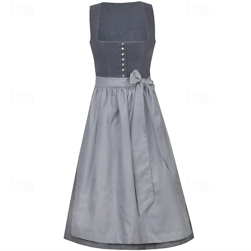 Carnaval Oktoberfest bier Jurken Dirndl Trachtenkleider hulp in de huishouding Bavarian Duits Weiden Dames Carnaval Bierfestival Doek in traditionele stijl Kleding Schort 2025 - $96.99 –P1