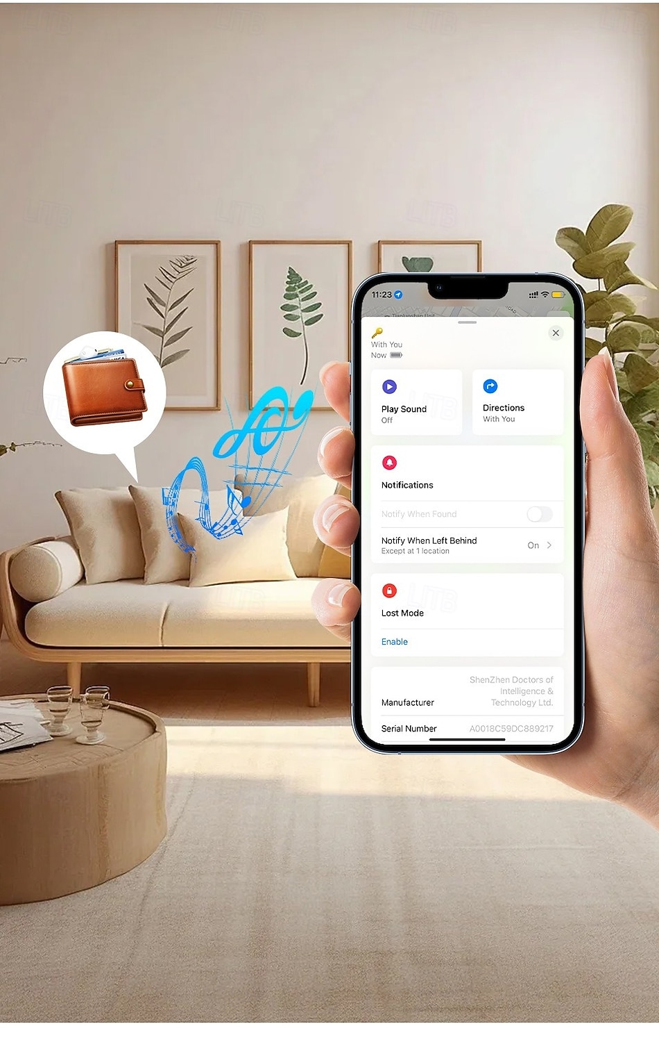 Smart GPS Tracker Item Locator Works with Find My APP Anti Lose Device Alarm Tag Kids Pet Luggage Key Finder 2025 - $12.99 –P6