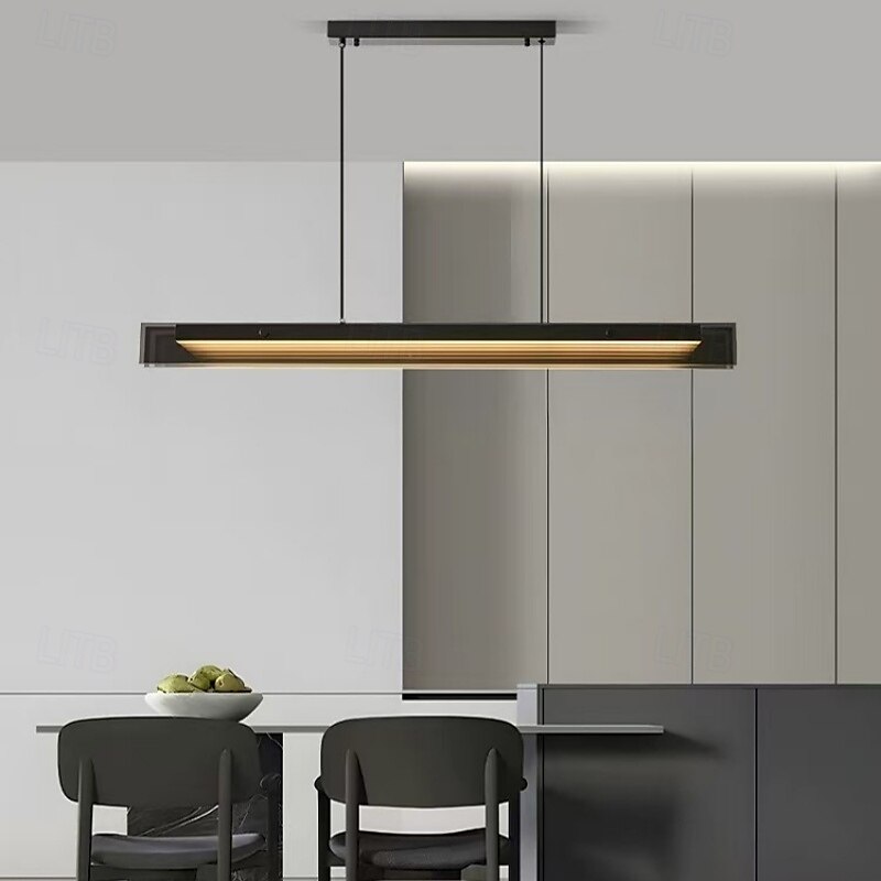 lustre pendente de led preto com cúpula moderna para cozinha, mesa de jantar ou bar de 2025 por $499.99 –P9
