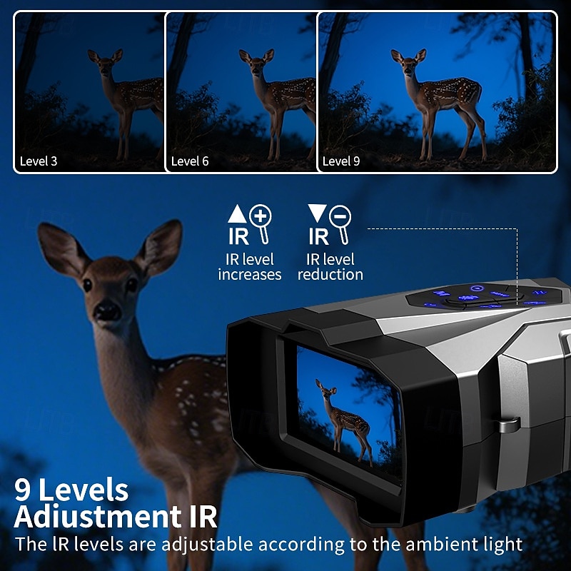 buiten 4k 16x zoom burst infrarood hd foto video vogelkijker verrekijker grensoverschrijdende verrekijker nachtzicht 2026 - $104.99 –P8
