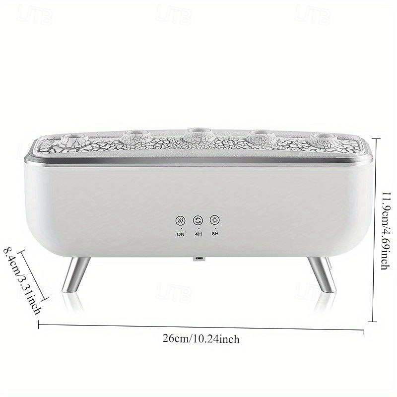1 Pc Dynamic Jellyfish Essential Oil Aromatherapy Diffuser Humidifier Sound Pickup Function Humidifier Colorful Light Remote Control Dimming Timer Function DC24V Plug 2025 - $59.99 –P4