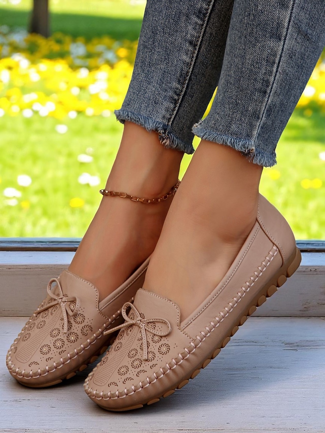 Mocasini pliabili pentru femei – mocasini din piele moale cu tălpi flexibile pentru relaxare în grădină, lenevire pe verandă și purtare zilnică 2026 - $24.99 –P7