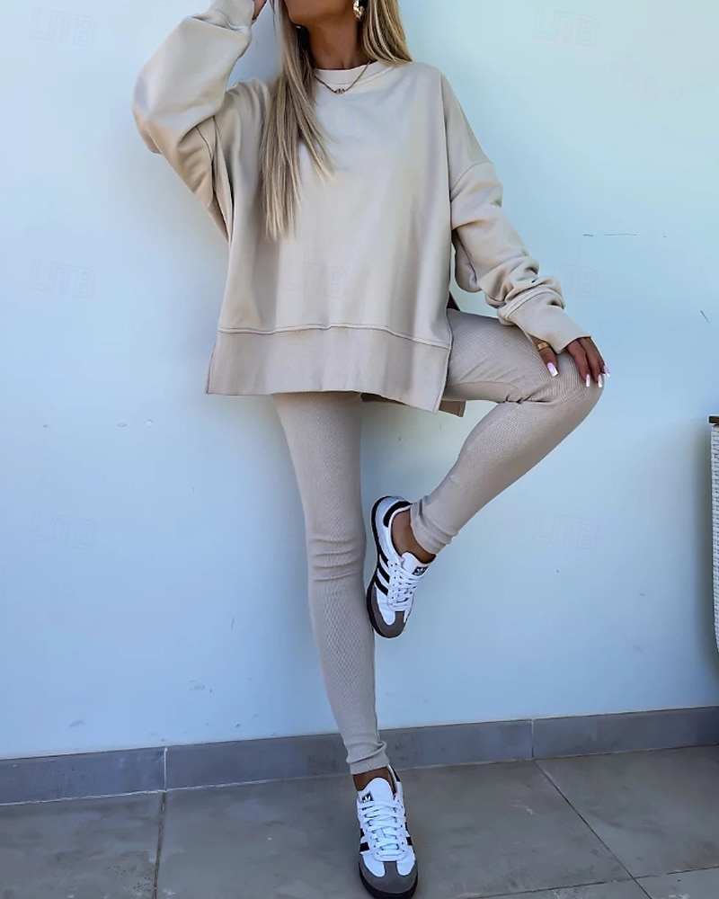 Damskie Dres Getry Bluza z kapturem Koronka Kieszeń na zamek Solidne kolory Zestawy odzież Jesień Magenta Czarny Siłownia Athleisure Bieganie Keep Warm Odporność na wiatr Długi rękaw Sport Odzie 2026 - $31.99 –P1