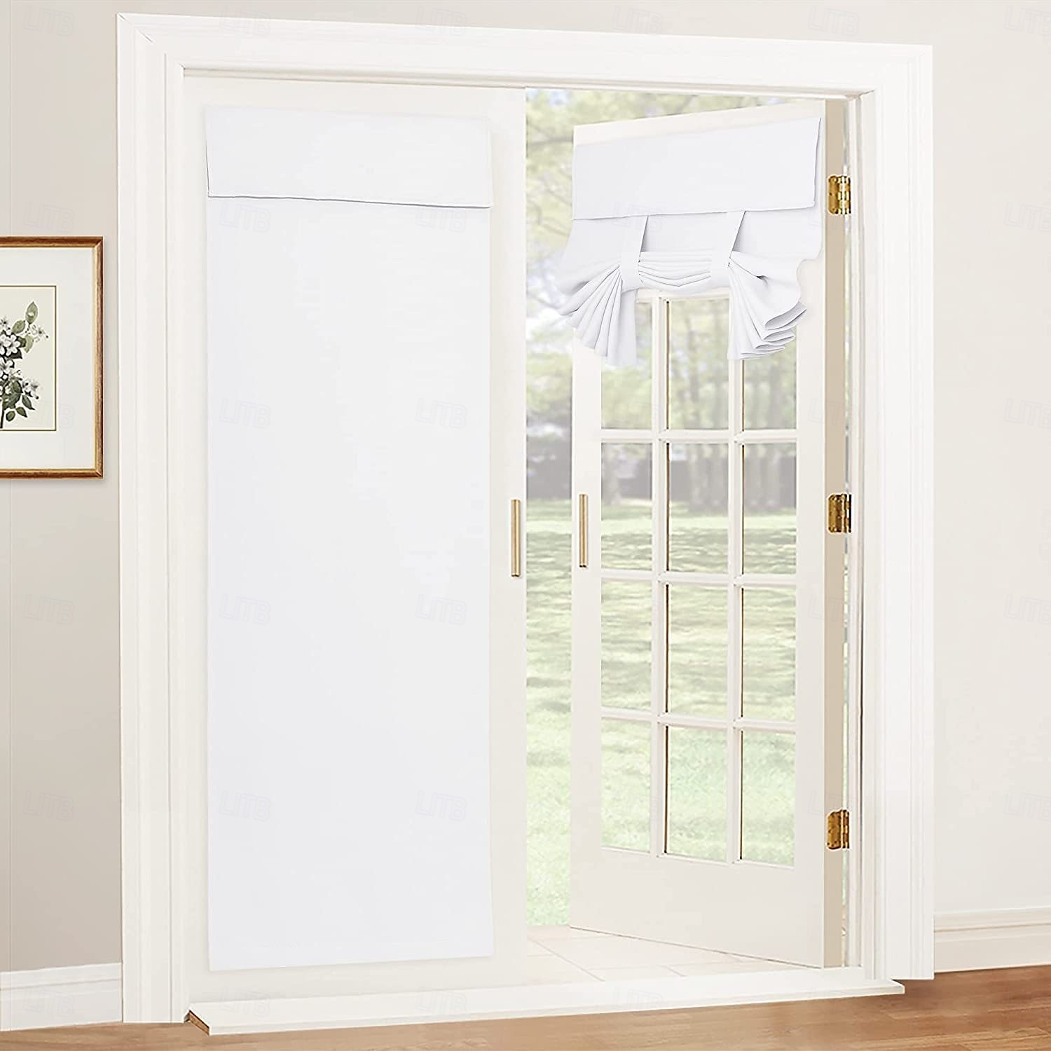 Cortina de Porta Francesa Sem Furos Cortina Blackout com Pregas de Lápis Cortinas Funcionais Filtradoras de Luz para Escritório e Casa 26X68polegadas(66X173CM) de 2025 por $16.99 –P4