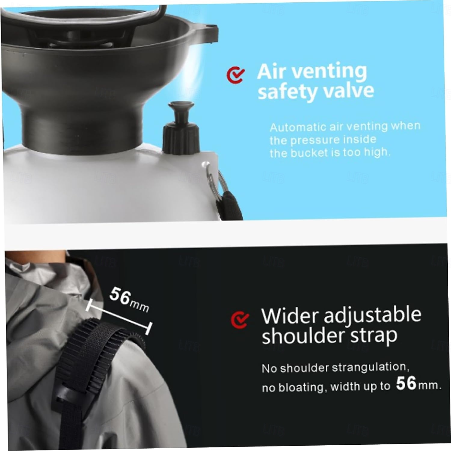 Douche de camping portable, 10 modes de pulvérisation, pulvérisateur à pression isolé, douche extérieure à eau chaude pour la randonnée, la plage, le lavage des animaux de 2026 ? $37.99 –P8