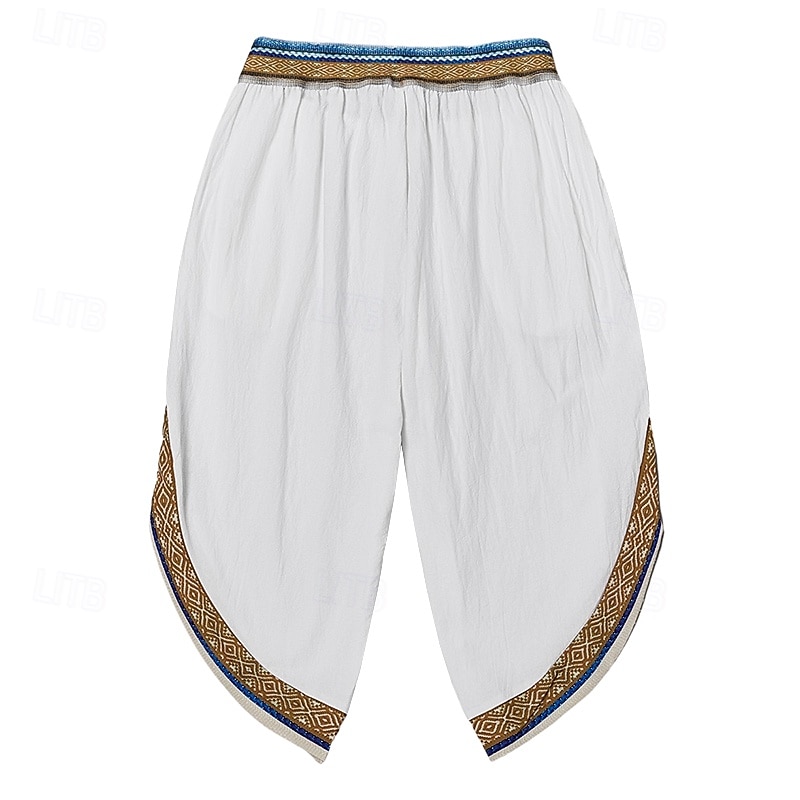Per uomo Pantaloni capri Shorts di Lino Pantaloncini Estivi Shorts da Spiaggia Tasca Elastico in vita Baggy Semplice Comodità Traspirante Lunghezza al polpaccio All'aperto Casa Quotidiano Moda Retr del 2025 a $23.99 –P5