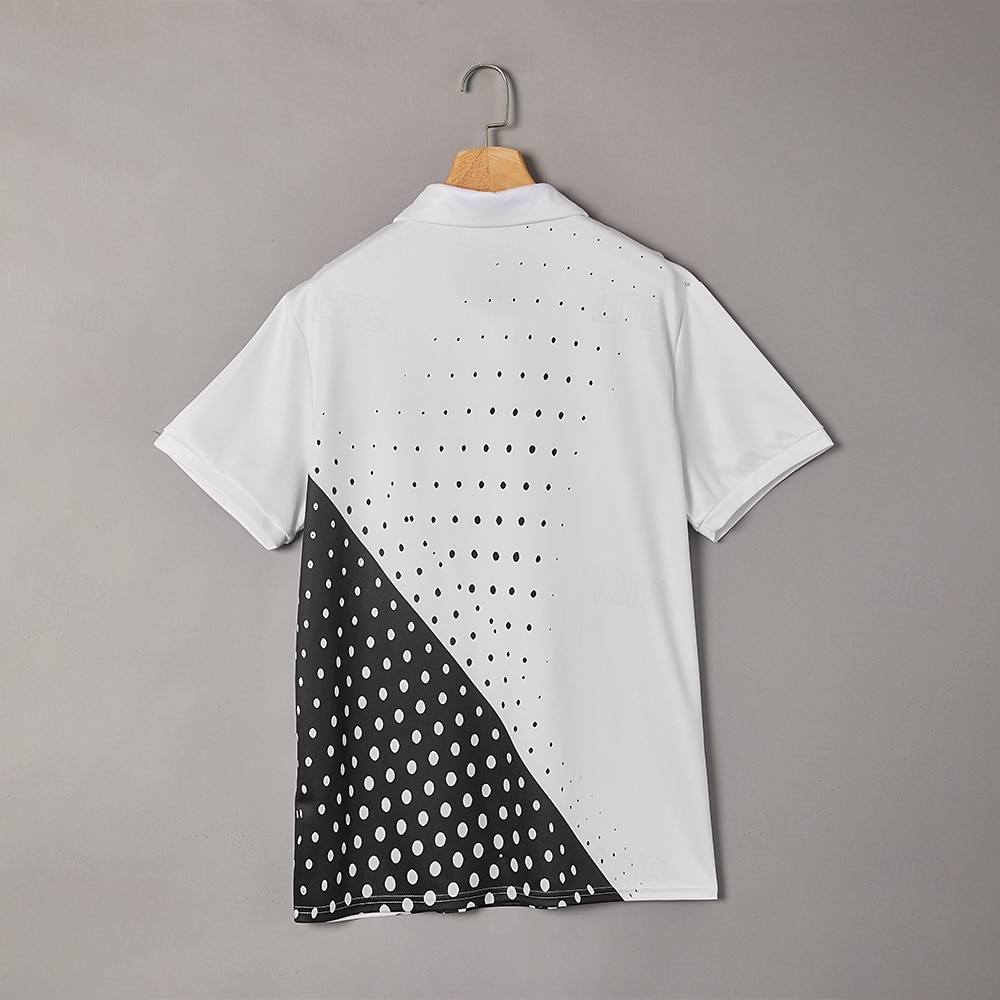 Men's Geometric Golf Sports Polo Shirts Short Sleeve Polo Shirts Collared Shirts Business Casual Outdoor Athleisure Daily Wear 3D Print Summer Blue Purple Green 2025 - $20.99 –P11