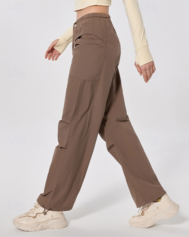 Women's Cargo Pants Hiking Pants Trousers Straight Leg Pants