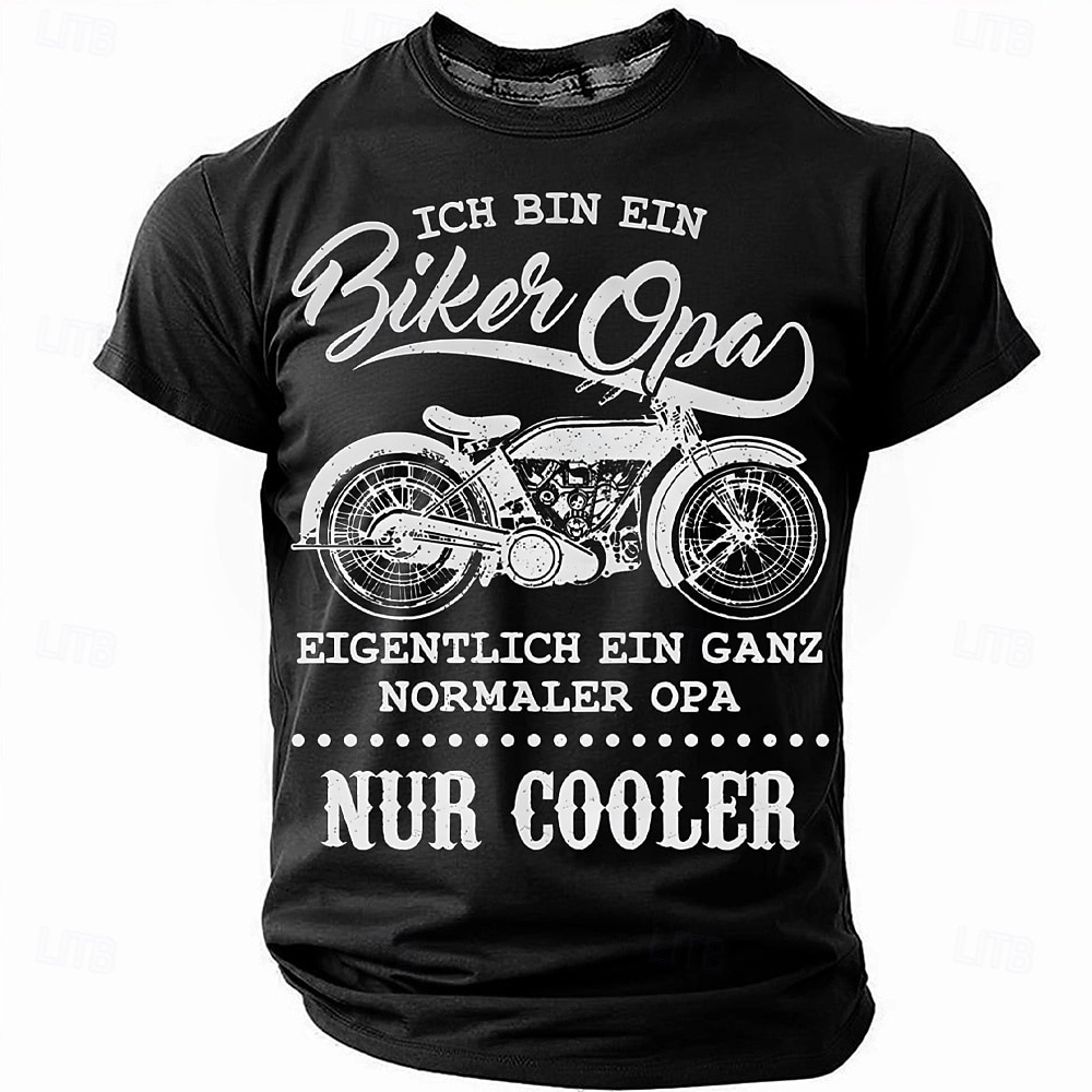 Férfi Motocikl Német Póló Rövid ujjú póló 3D nyomtatás Terített nyak Ing Divat Napi Alap Utca Hétköznapi Napi Fekete Rubin Medence Nyár Tavasz Minden évszak Ruházat S M L XL XXL XXXL 2025 - $17.99 –P4