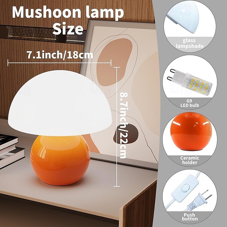 Lampada da tavolo a LED, lampada decorativa moderna, lampada da scrivania, luce notturna per camera da letto, studio, soggiorno, comodino, bar, ristorante del 2025 a $86.99 –P7