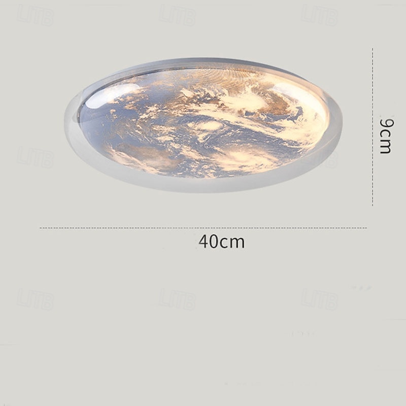 Plafonnier moderne et créatif en terre cuite pour chambre d'enfant, lumière douce et agréable pour les yeux de 2025 ? $205.79 –P5