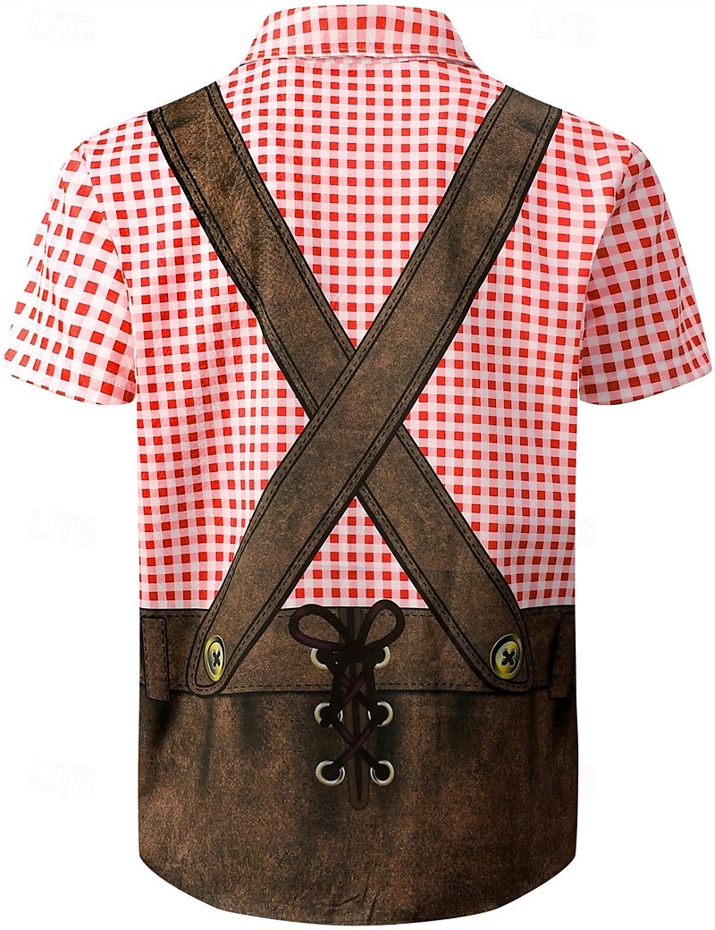 Camicie hawaiane Camicia Aloha bavarese Monaco Tedesco Alpino Grafico per Per uomo Adulti Stampa 3D  per Carnevale Birra Oktoberfest Spiaggia Vacanza Feste del 2026 a $23.99 –P2