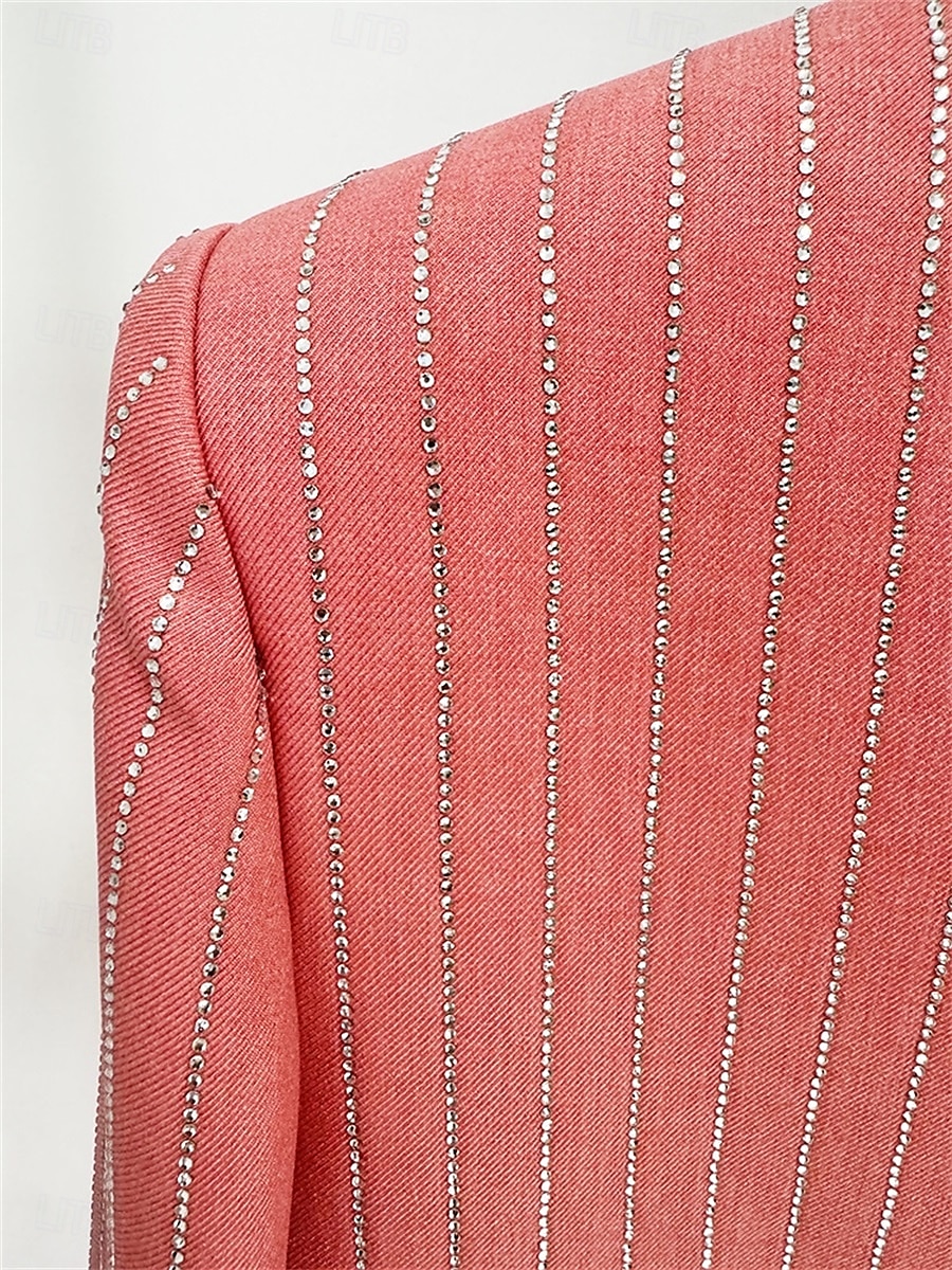 Anzug Mutter der Braut Kleid Elegantes Hemdkragen Knöchellang Polyester Langarm mit Knöpfen 2025 - $169.99 –P15
