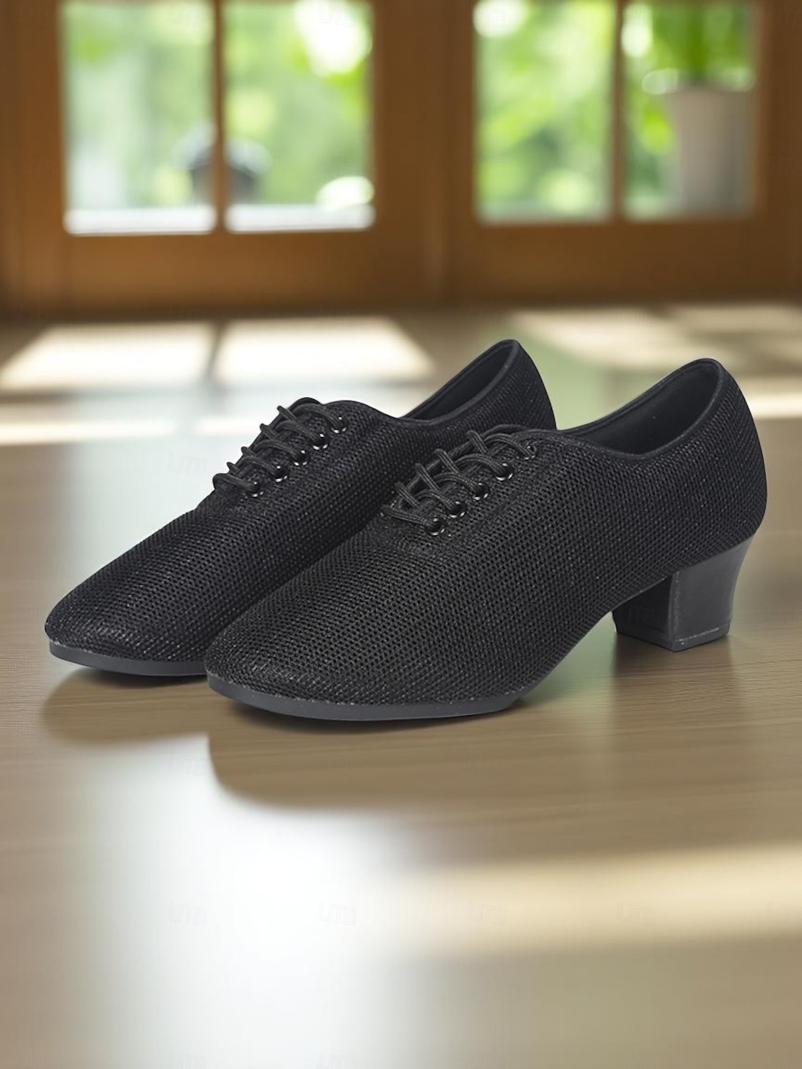Women's Mesh Lace-Up Ballroom Dance Shoes with Low Heel, Breathable Professional Practice Footwear for Latin and Waltz Performance 2025 - $29.99 –P6
