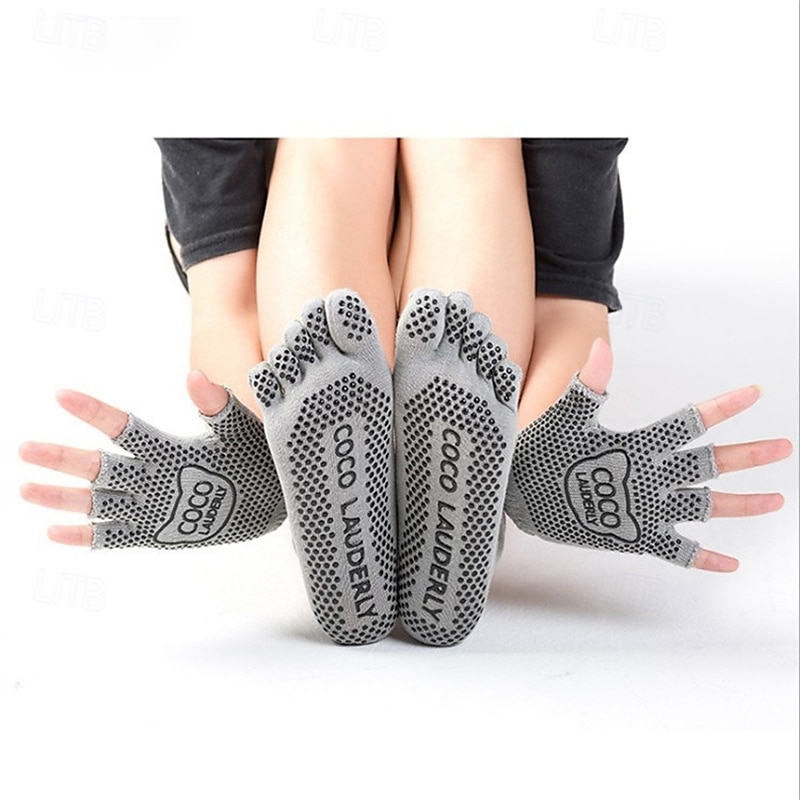 Dámské Podlahové ponožky Pět prstů na nohou anti-odorant Anti-Friction savé Pro Pilates Taneční Zdatnost 2025 - $8.99 –P5