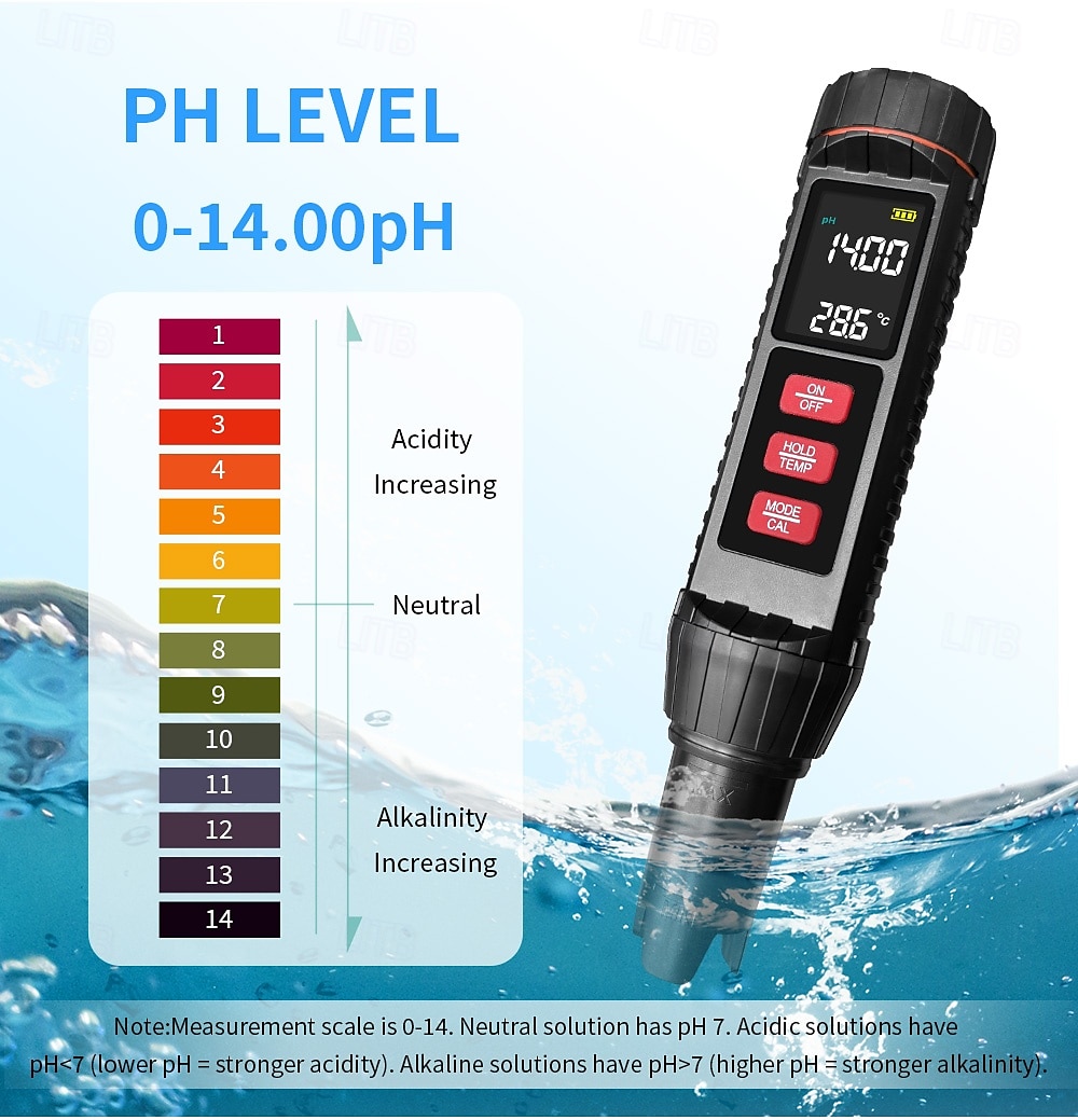 7-in-1 TDS Water Tester 0.01 High Accuracy Digital pH Meter PH/ TDS/ EC/ Salinity/ Temperature Tester PPM Water Tester for Drinking Water Hydroponics Plants Aquariums and Swimming Pools 2025 - $43.99 –P6