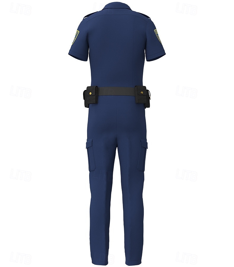 Tierdetektiv Polizei Hase Outfits Kostüm Bodysuits Abenteuerfilm Cosplay for Unisex Kinder Erwachsene Halloween Karneval Leistung Pädagogisches Ankleiden Verkleidung für Schulveranstaltungen 2026 - $87.99 –P12