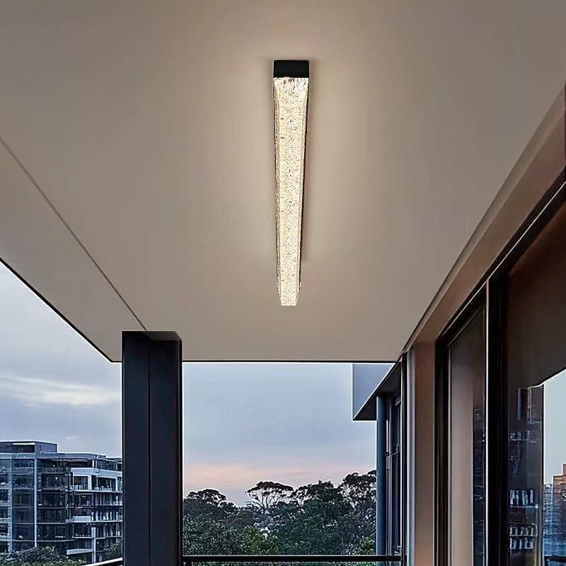 Italian-Style Minimalist Linear LED Ceiling Light, Sleek for Corridor/Entryway 2025 - $289.39 –P1