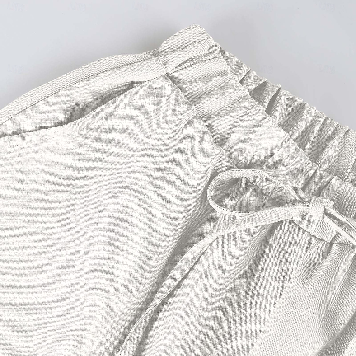 Dam EU / US-storlek caprishorts Mode Ledigt Kapris Naturlig Solid färg Plisserad Ficka Trendig Mateial som andas Bekväm Sport Microelastisk Ledigt Dagliga kläder Vin Svart Vit Grön Vår, Höst, Vinter 2025 - $20.99 –P15