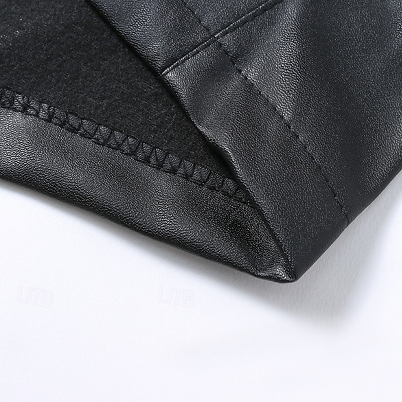 Męskie Szorty Letnie szorty Szorty na co dzień Szorty ze sztucznej skóry Zamek Kieszeń Równina Komfort Oddychający Krótki Na zewnątrz Urlop Moda Codzienny Czarny 2026 - $32.99 –P8