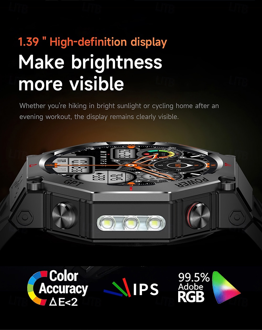 New ChatGPT AI assistant Smart Watch 5ATM Waterproof GPS Built-in Dual-band GNSS Compass Military Sport Smartwatch Men Woman 2025 - $53.99 –P3