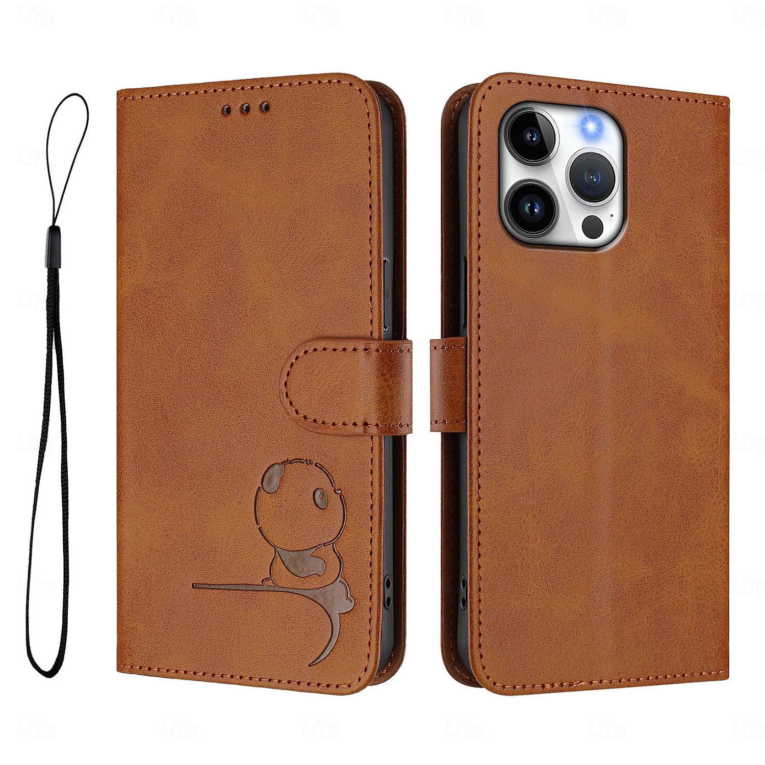 telefon Carcasă Pro Samsung Galaxy iPhone 16 Pro Max Plus iPhone 16 iPhone 16 Plus iPhone 16 Pro Max iPhone 15 iPhone 15 Pro Max iPhone 15 14 Pro Max Plus Pouzdro na peněženku se stojánkem Zip 2025 - $14.99 –P3