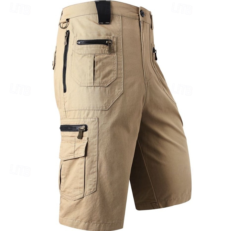 Homens Calça Cargo Calças de Trilha calças de caminhada Ao ar livre Normal Secagem Rápida Leve Elástico Respirável Calção Calças Capri Verde Tropa Azul Tênis Golfe Corrida S M L XL XXL de 2025 por $21.59 –P1