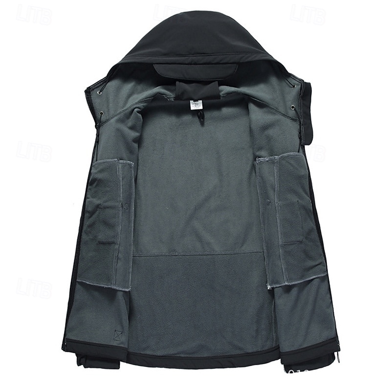 Per donna Giacca da esterno Cappotto invernale Giacca in pile da escursionismo Inverno All'aperto Termico Antivento Giacca in Pile Invernale Nero Mimetico Marrone Verde Cachi del 2025 a $39.99 –P6