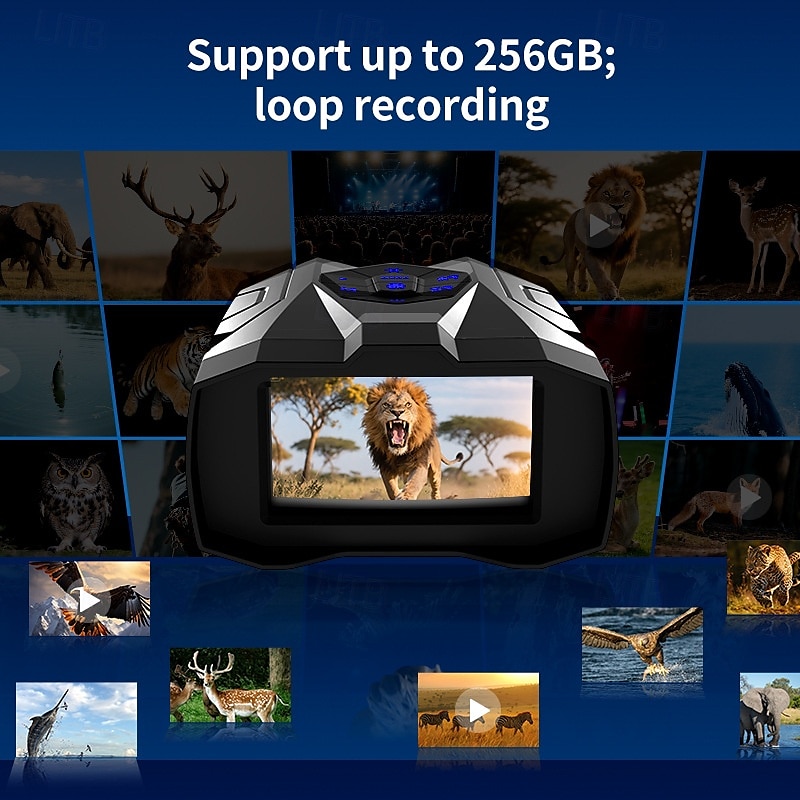 buiten 4k 16x zoom burst infrarood hd foto video vogelkijker verrekijker grensoverschrijdende verrekijker nachtzicht 2026 - $104.99 –P5