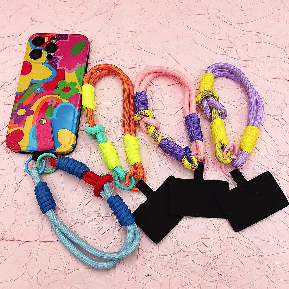 Nova pulseira de pulso colorida bloqueada, capa curta anti-perda para celular, dopamina, cartão estético de alta qualidade para homens e mulheres, confortável e resistente de 2025 por $11.99 –P1