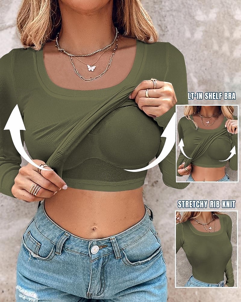 Damen T Shirt T-Shirt Einfach Mode Stilvoll Klassisch Langarm Rundhalsausschnitt Normale Oberteile Täglich Ausgehen Wochenende Schwarz Rote Grün Khaki Grau Sommer Frühling Herbst 2026 - $25.99 –P6