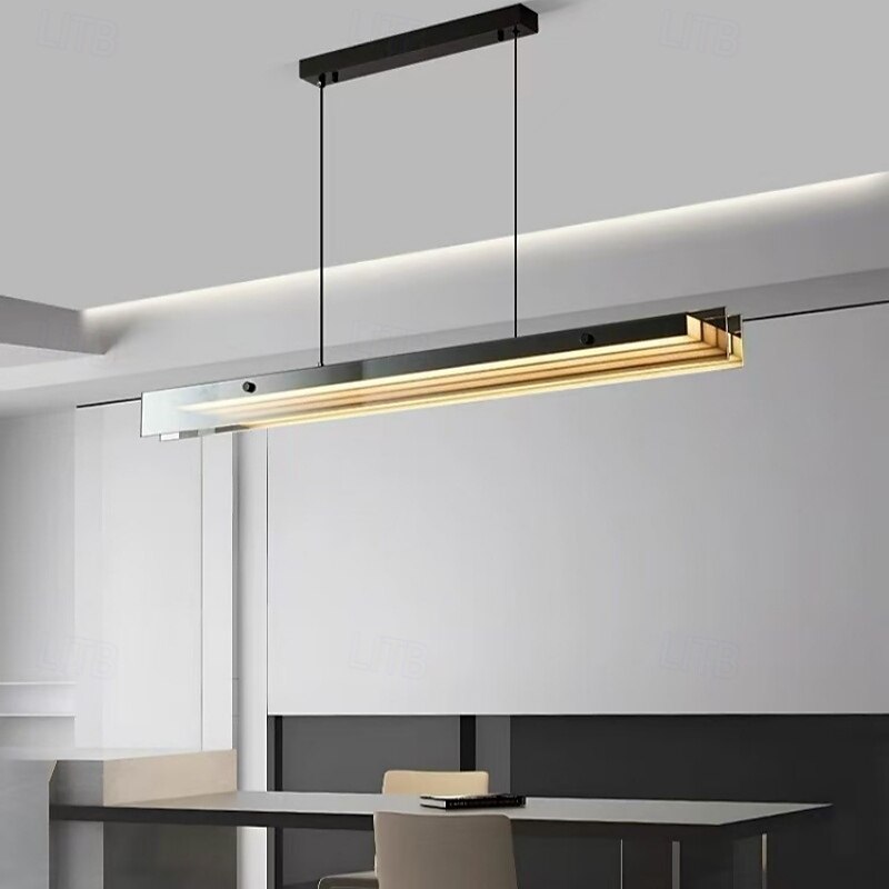 lustre pendente de led preto com cúpula moderna para cozinha, mesa de jantar ou bar de 2025 por $499.99 –P8
