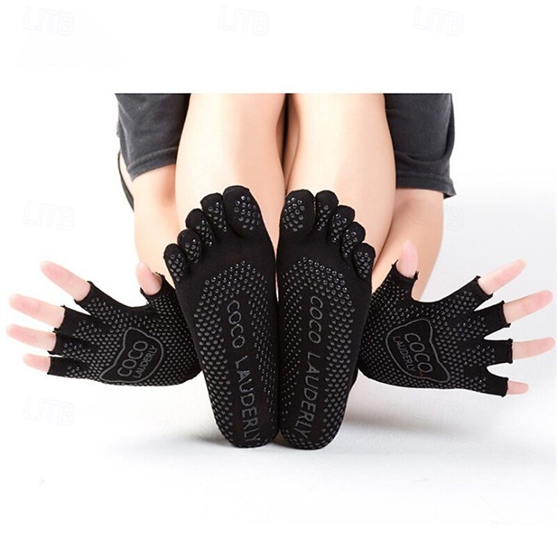 Dámské Podlahové ponožky Pět prstů na nohou anti-odorant Anti-Friction savé Pro Pilates Taneční Zdatnost 2025 - $8.99 –P4