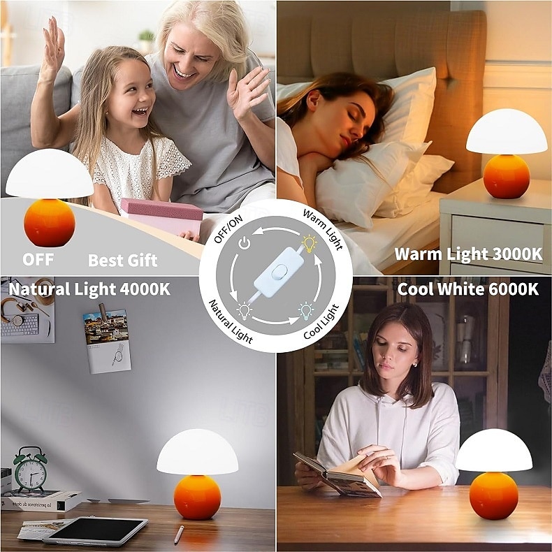 Lampada da tavolo a LED, lampada decorativa moderna, lampada da scrivania, luce notturna per camera da letto, studio, soggiorno, comodino, bar, ristorante del 2025 a $86.99 –P8