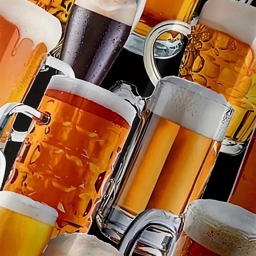 Bărbați Bere Oktoberfest Cămașă Cămașă de vară Camașă cu nasturi Manșon scurt Moda Casual În aer liber Concediu Vară Primăvară Răsfrânt Imprimare 3D cămăși cu guler Un buzunar frontal Galben Roz 2026 - $25.99 –P7