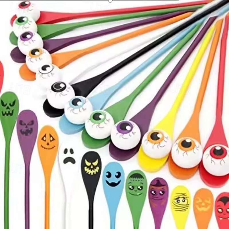 20 pezzi di palla rimbalzante horror, palla oculare spaventosa, forniture per feste di Halloween all'ingrosso del 2025 a $17.49 –P4