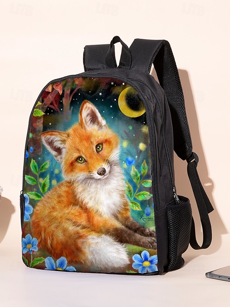 Set di zainetto a forma di volpe per bambine delle elementari, composto da 3 pezzi: borsa per il pranzo e astuccio, simpatico zainetto con animali del bosco per il ritorno a scuola e l'uso quotidiano. del 2026 a $34.99 –P3