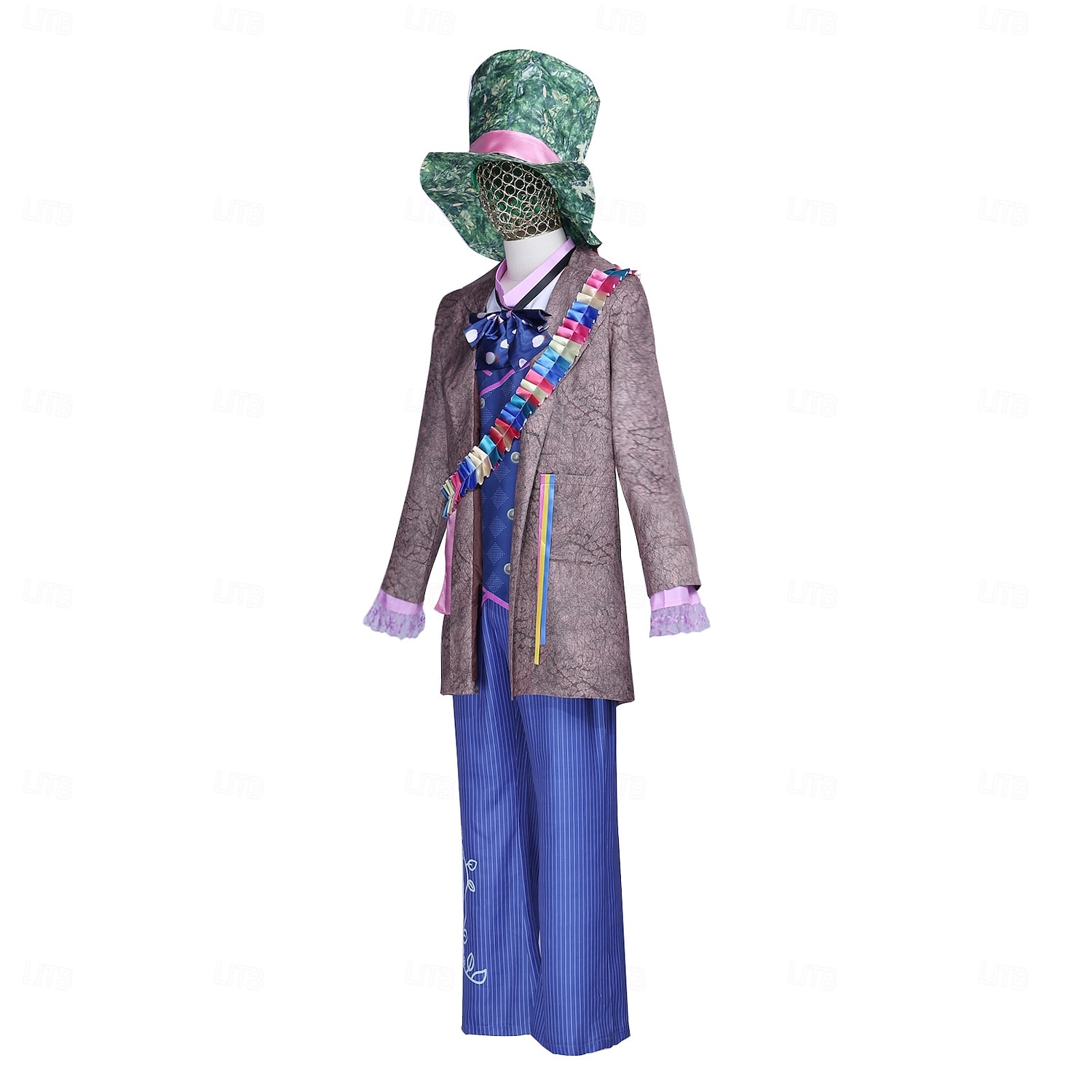 Alice in Wonderland Pohádka Śílenec Šaty Kostým Postavy z pohádek cosplay Filmové kostýmy for Pánské Dospělé předvečer Všech svatých Karneval Světový den knihy Výkon Vzdělávací převlékání Oblékání na 2025 - $98.99 –P7