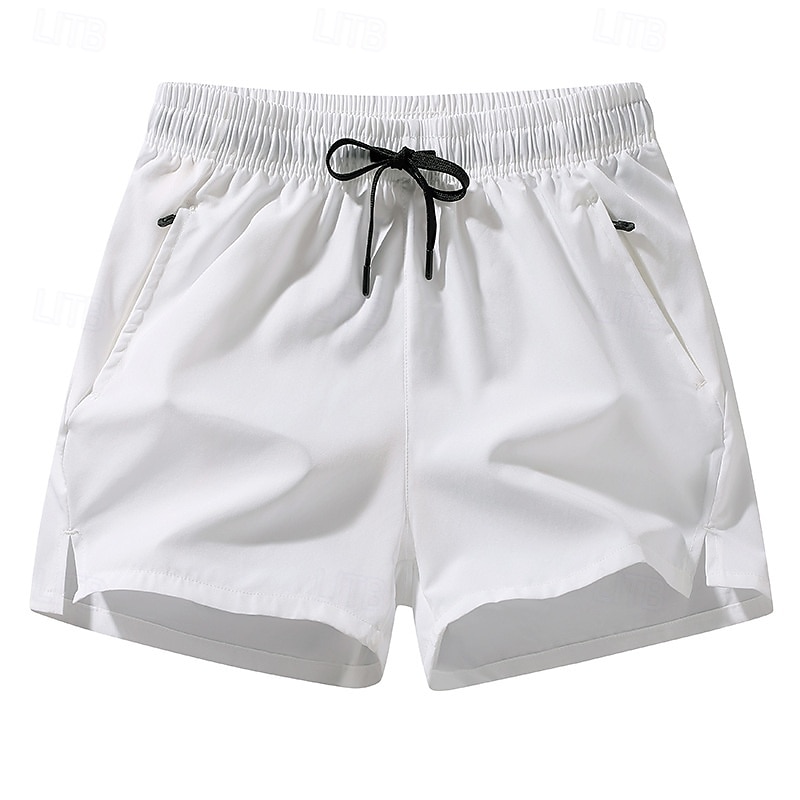 Муж. Шорты для бега Карман Эластичный пояс Нижняя часть Одежда для спорта и отдыха Для спортивного зала Тренировка Быстровысыхающий Дышащий Бег Йога Стандартный Спортивная одежда Спортивная одежда 2025 - $11.49 –P3