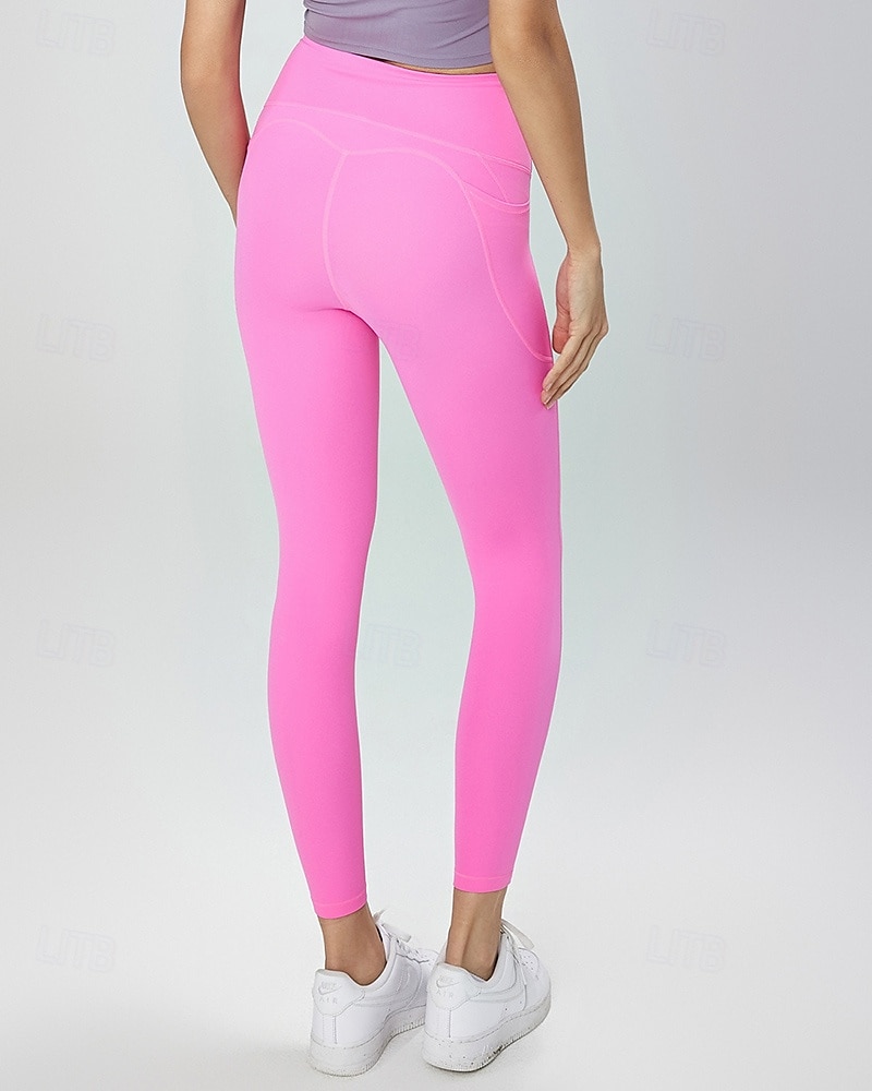 Per donna Pantaloni fitness Pantaloni da Pilates Pantaloni da yoga con tasche Leggero Vita Alta Palestra Pilates Zumba Pantaloni Rosa Caffè Autunno Gli sport Abbigliamento sportivo Micro-elastico del 2025 a $12.39 –P7