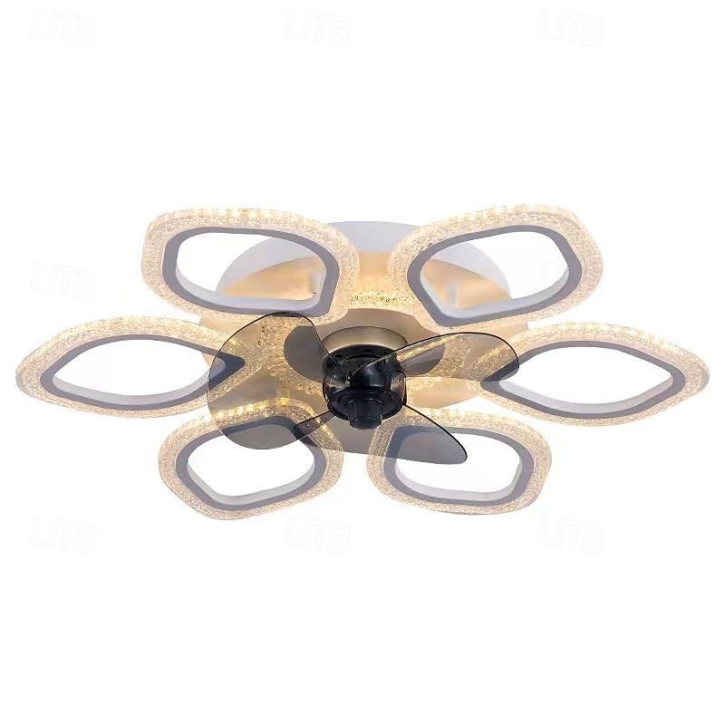 Ceiling Fans with Lights, Semi Flush Mount Low Profile Fan, Quiet Reversible Motor, Round Ceiling Lights with Fan for Bedroom, Living Room and Dining Room 2025 - $205.79 –P3