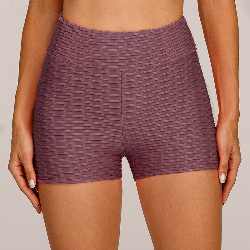 Per donna Shorts Leggings Streetwear Casual Corto Vita Alta Semplice Elastico in vita Jacquard Traspirabilità Elasticizzato Vacanza Streetwear Abbigliamento quotidiano Nero Bianco Giallo Rosso Estate del 2025 a $11.99 –P3