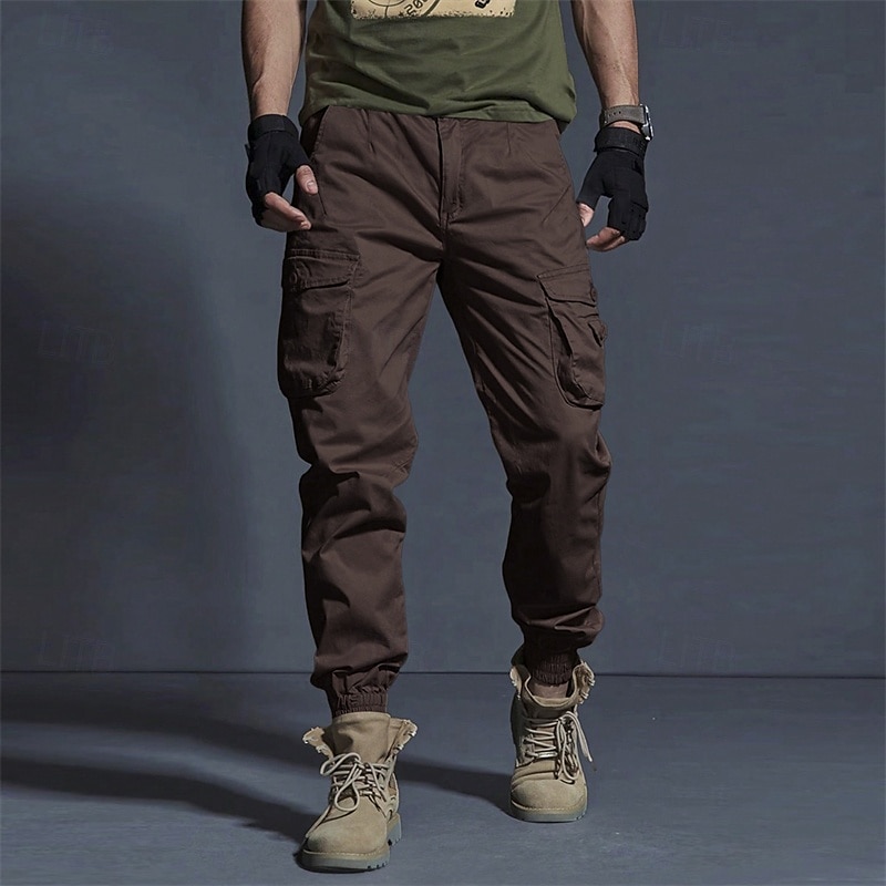 Men's Cargo Pants Hiking Pants Trousers hiking trousers Outdoor Regular Fit Waterproof Windproof Quick Dry Lightweight Pants / Trousers Pocket Black Army Green Camping / Hiking Golf Running S M L XL 2025 - $23.99 –P12