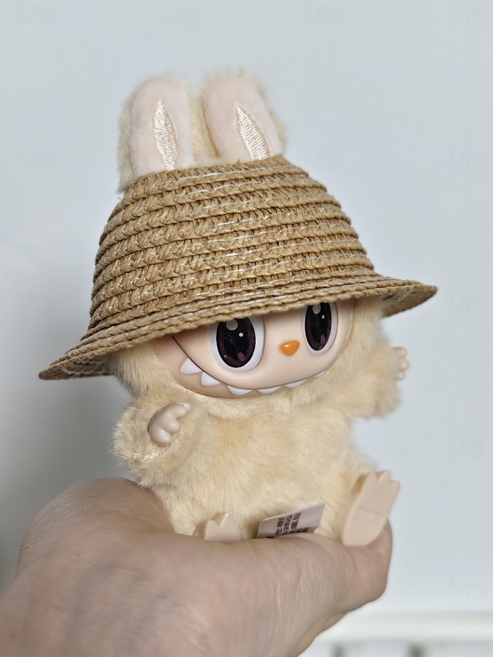 3 יחידות כובעי קש מיניאטוריים לבובות ויניל 17 ס"מ, כובע קש מיניאטורי טבעי, בובת עשה זאת בעצמך, קישוטי בית בובות 2025 - $16.99 –P2