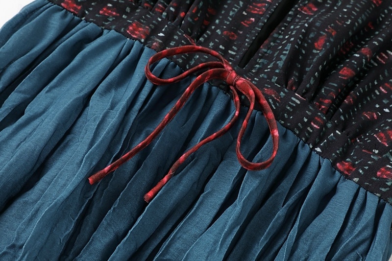 Dames Halflange jurk Vintage Jurk Zomerjurk Slipdress Westerse kleding Modieus Klassiek Modern Vakantie Dagelijks Uitgaan Normale pasvorm Bloem Mouwloos Spaghettibandjes blauw Zomer 2025 - $28.99 –P3