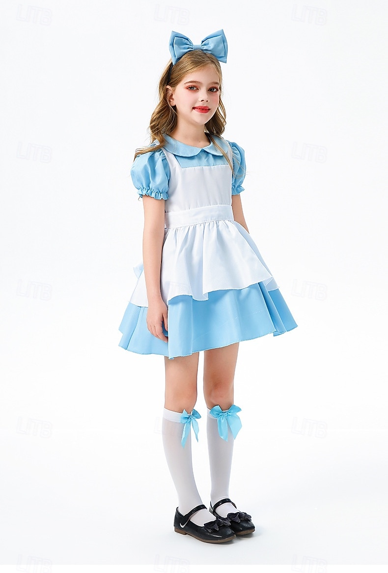 Bajka Zainspirowany Krainą Czarów Eksplorator oceanów Alice Sukienka Kostium Postacie z bajek Słodka Lolita for Dla dziewczynek Dla dzieci Halloween Karnawał Spektakl Edukacyjne przebieranki 2026 - $36.99 –P6