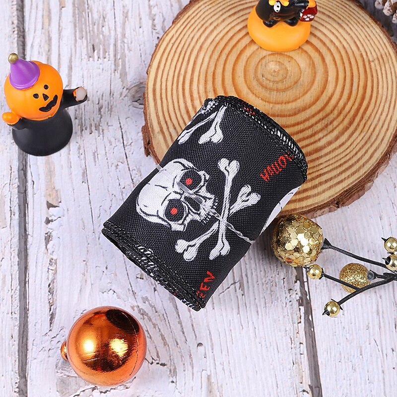 Halloween Burlap Ribbon Rolls with Spider Print, Edge Ribbons for DIY Crafts, Halloween Wreaths, Gift Wrapping and Party Decorations 2025 - $6.99 –P9