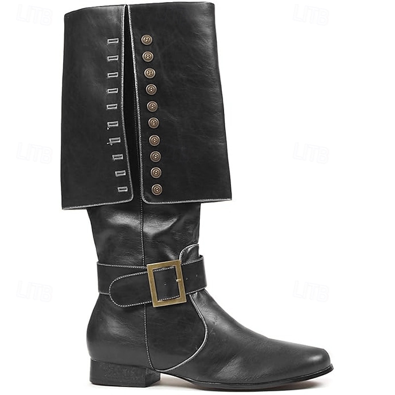 Středověké Renesanční Boty Kozačky Ke kolenům Pirát Viking Křižák Maškarní kostým Pánské Unisex Keltské Pirát předvečer Všech svatých Plesová maškaráda Párty a večer LARP Ren Faire Dospělé Boty Cel 2025 - $63.99 –P6