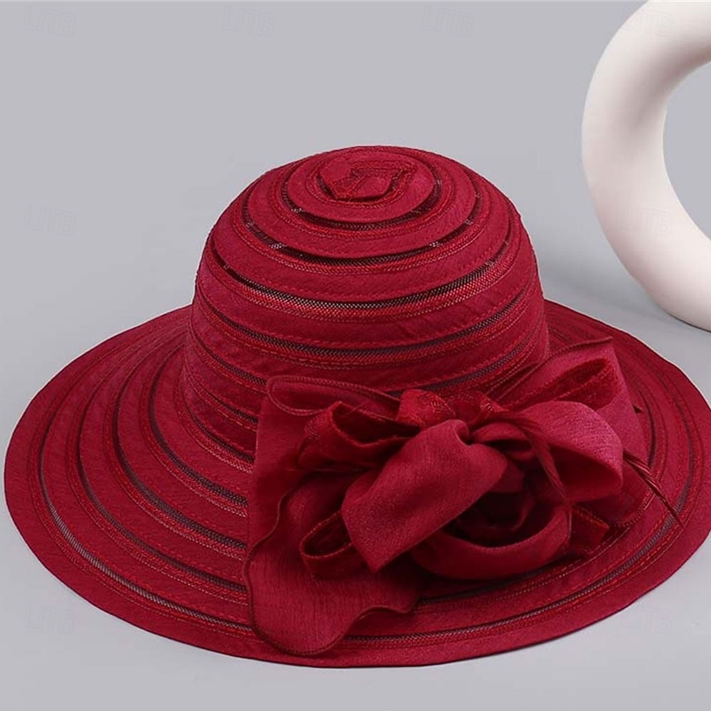 Sombreros Kentucky de organza para mujer, de verano, de ala ancha, con  flores, para la iglesia, para fiestas de té, bodas y vestidos de novia,  sombrero Derby. 2025 - GBP £20, image size:1000x1000