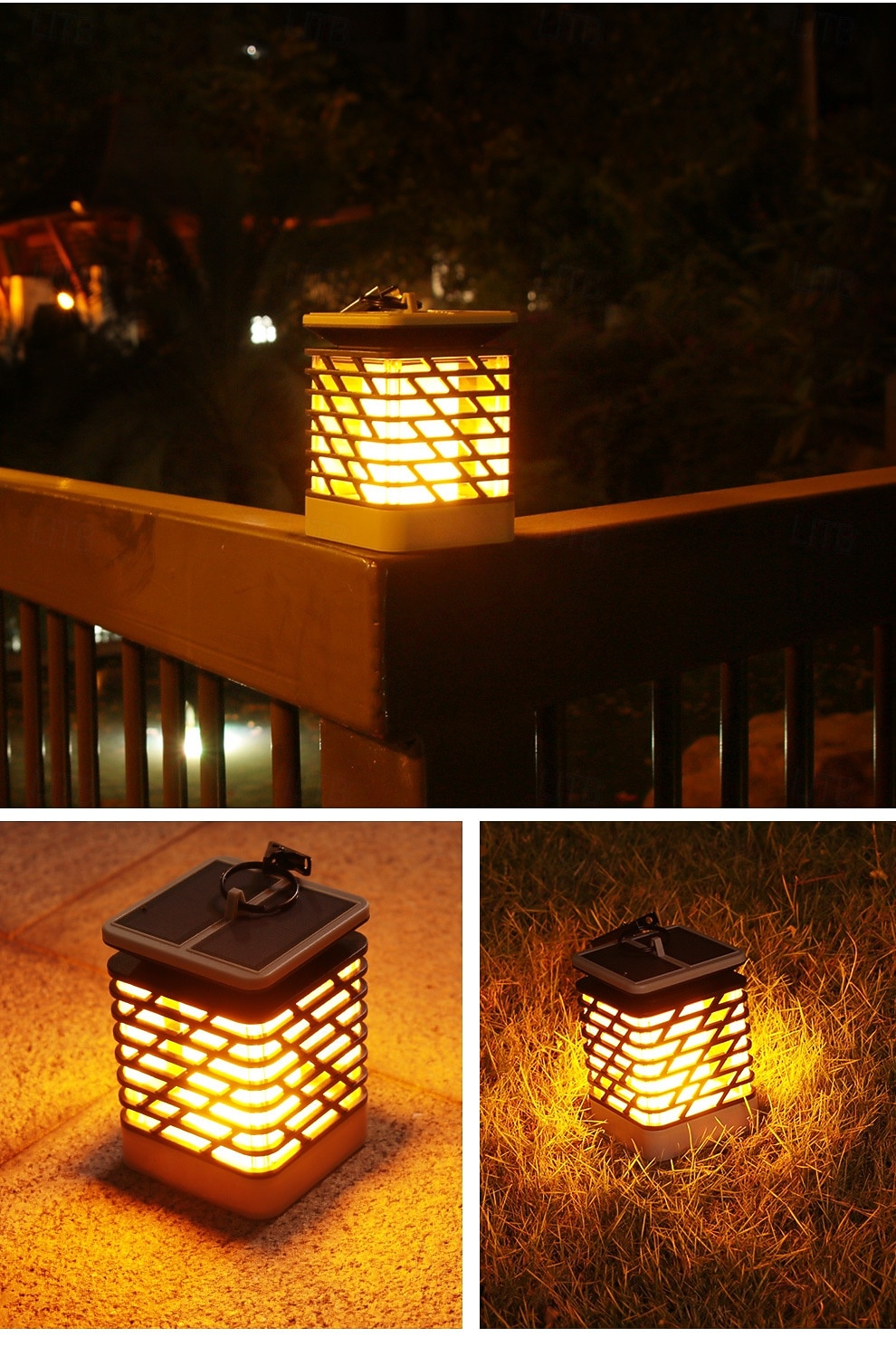 napelemes lámpák kültéri lámpákhoz villódzó lánggal működő napelemes lámpa kültéri függőlámpások dekoratív kültéri világítás napelemes vízálló led láng karácsonyi fények teraszra és kertbe 2026 - $25.99 –P3